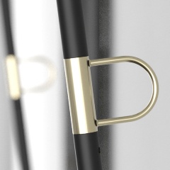 Вешалка в прихожую Lean On Me, черная Umage