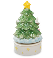 CMS-11/45 Музыкальная статуэтка "Рождественский поцелуй " (Pavone)