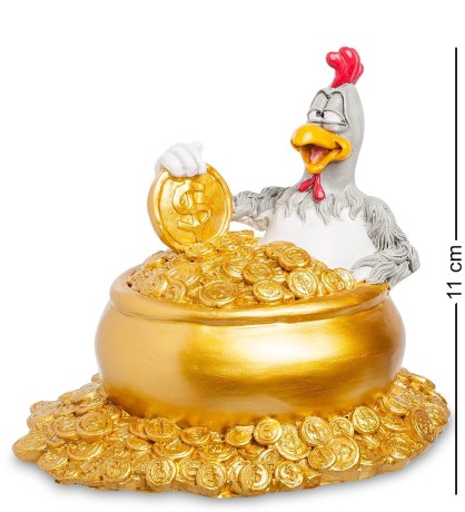 RV-580 Фигурка Петух "Желаю роскошной жизни" (W.Stratford)