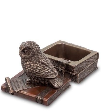 WS- 72/ 1 Шкатулка "Мудрая сова"