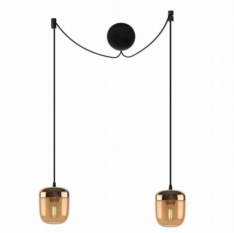 Плафон Acorn Amber Brass, 14х16 см. Umage