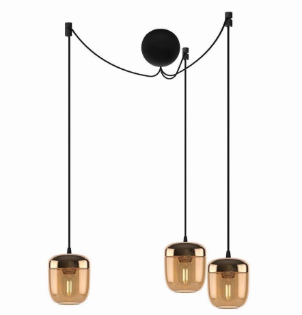 Плафон Acorn Amber Brass, 14х16 см. Umage