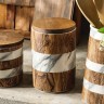 Банка для сыпучих продуктов Wood&Marble, 12х11,5 см, 0,7 л. Home & Style