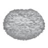 Плафон из перьев Eos light grey, 65х40 см. Umage