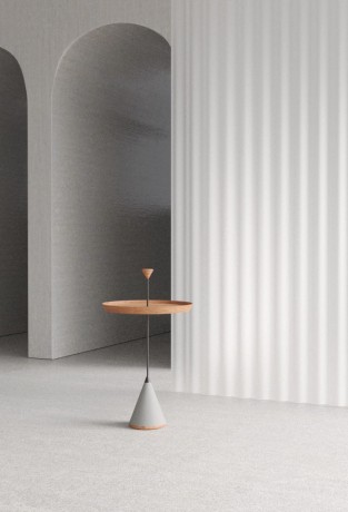 Журнальный столик Pin, 42,1x42,1х73,7 см. дуб, Zahodi