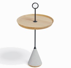 Журнальный столик Pin, 42,1x42,1х73,7 см. дуб, Zahodi