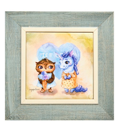 SZ-448 Панно керамическое "Сбывающиеся желания" 10х10