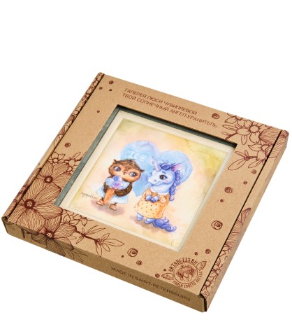 SZ-448 Панно керамическое "Сбывающиеся желания" 10х10