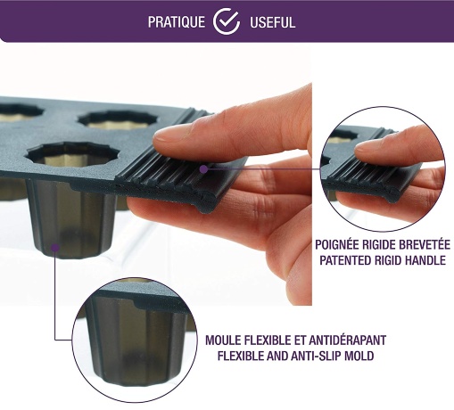 Форма для кекса, из силикона, 33х13,5х7 см. в подарочной упаковке Mastrad