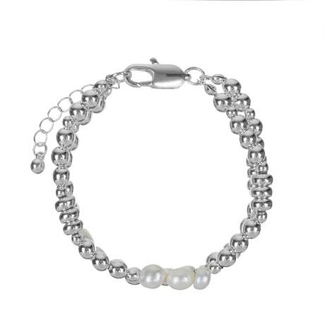 Браслет Metall & Pearl Сarabiner