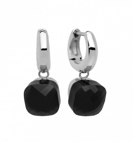 Серьги Firenze jet 300138 BW/S Qudo