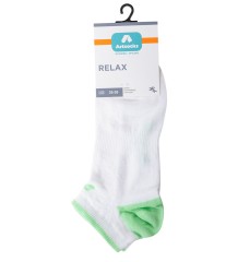 Носки спортивные женские Relax ASS-0002  35-39 бел/зел (Artsocks)