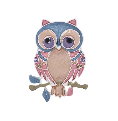 Брошь Сова на ветке XZ0869.27 M/S Shadore