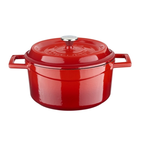 Кастрюля круглая, 20 см. кр. LAVA