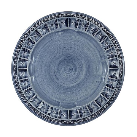 Тарелка закусочная Augusta, 22 см. синий Matceramica