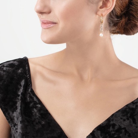 Серьги bicolor Coeur de Lion