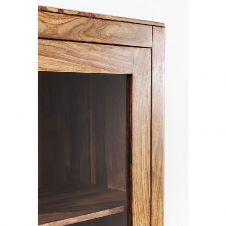 Шкаф-витрина Brooklyn Nature, коллекция "Красоты Бруклина" 65*180*40, Палисандр, Стекло, Коричневый