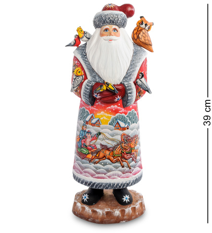 РД- 24 Фигурка Дед Мороз (Резной) 37см