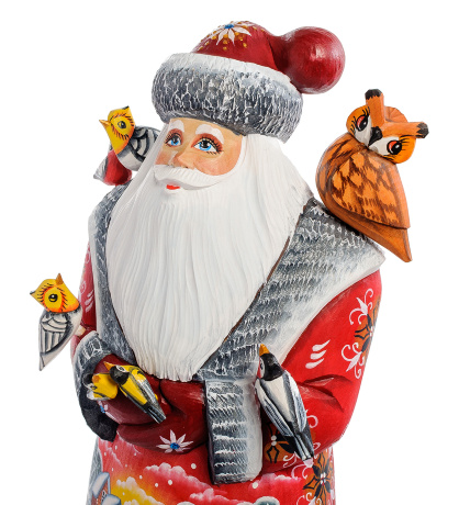 РД- 24 Фигурка Дед Мороз (Резной) 37см