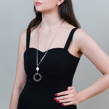 Колье Perle LN5107 BW/S Fiore Luna