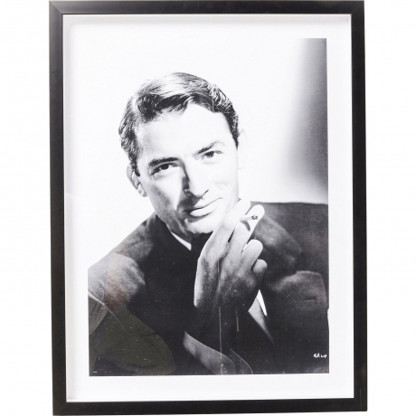 Картина в рамке Actor, коллекция "Актер" 84*64*4, Бумага, Стекло, АБС-пластик, МДФ, Белый, Черный