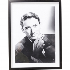 Картина в рамке Actor, коллекция "Актер" 84*64*4, Бумага, Стекло, АБС-пластик, МДФ, Белый, Черный