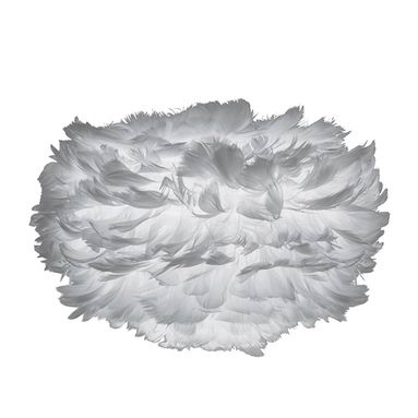 Плафон из перьев Eos mini light grey, 35х20 см. Umage