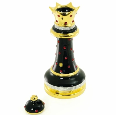 Ферзь шахматы, 21х49 см. EMOZIONI, керамика, swarovski