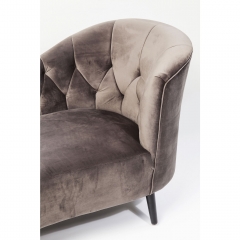 Оттоманка Julietta, коллекция "Джульетта" 185*90*76, Полиэстер, Полиуретан, Сосна, Береза, Серый