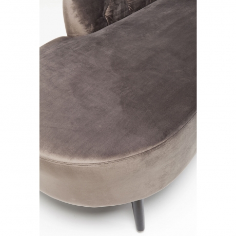 Оттоманка Julietta, коллекция "Джульетта" 185*90*76, Полиэстер, Полиуретан, Сосна, Береза, Серый