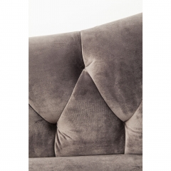 Оттоманка Julietta, коллекция "Джульетта" 185*90*76, Полиэстер, Полиуретан, Сосна, Береза, Серый