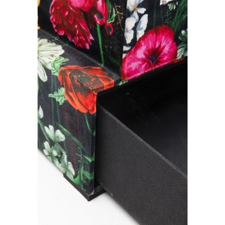 Комод высокий Suitcase, коллекция "Чемодан" 52*84*31, Полиэстер, МДФ, Сталь, Мультиколор