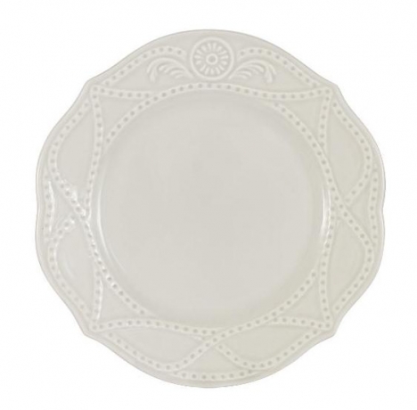 Тарелка закусочная Villa, 22 см. белая Matceramica