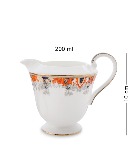 JK-217 Чайный сервиз 22 пр. на 6 перс. "Риомаджоре" (Riomaggiore Pavone)