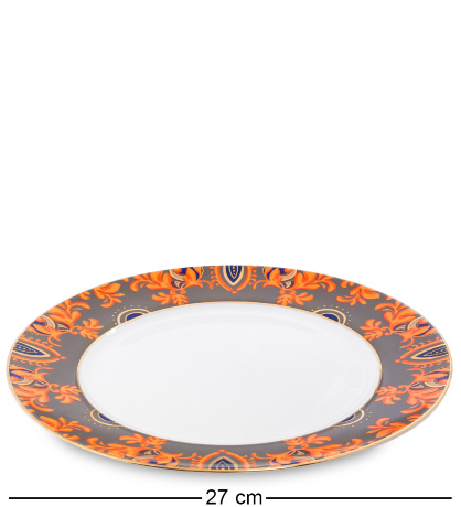 JK-217 Чайный сервиз 22 пр. на 6 перс. "Риомаджоре" (Riomaggiore Pavone)