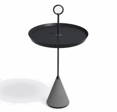 Журнальный столик Pin, 42,1x42,1х73,7 см. черный, Zahodi