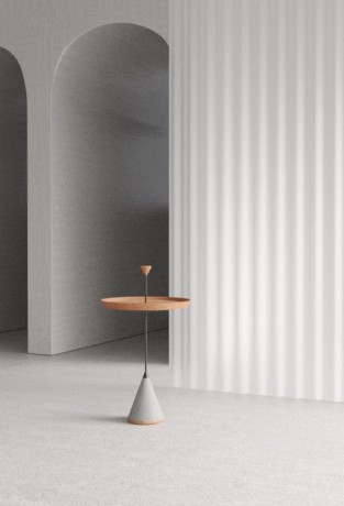 Журнальный столик Pin, 42,1x42,1х73,7 см. черный, Zahodi