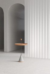 Журнальный столик Pin, 42,1x42,1х73,7 см. черный, Zahodi