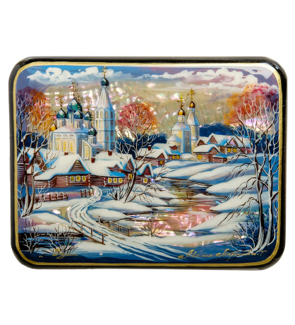 ШК-55/ 92 Шкатулка "Зима" исп. Маркова