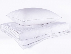 Одеяло всесезонное из гусиного пуха " Серебряная мечта", 140х205 см. технология кассетная, Natures