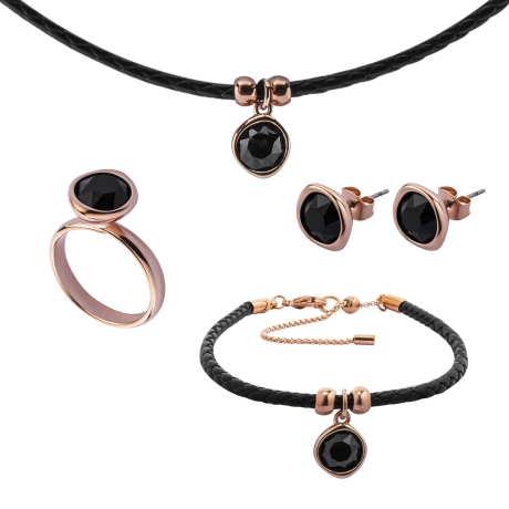 Браслет Jet C1909.4 BW/RG Fiore Luna