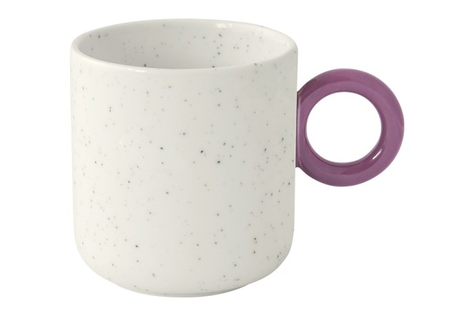 Набор кружек Creative, бело-зелёный, жёлтый, оранжевый, фиолетовый, 0,35 л. 4 шт. Easy Life