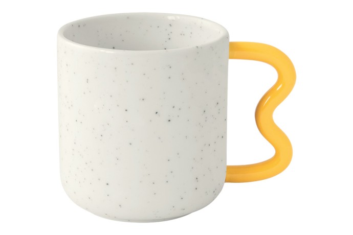 Набор кружек Creative, бело-зелёный, жёлтый, оранжевый, фиолетовый, 0,35 л. 4 шт. Easy Life