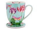 Кружка с подставкой Тюльпаны, 0,4 л. Maxwell & Williams