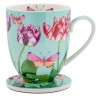 Кружка с подставкой Тюльпаны, 0,4 л. Maxwell & Williams
