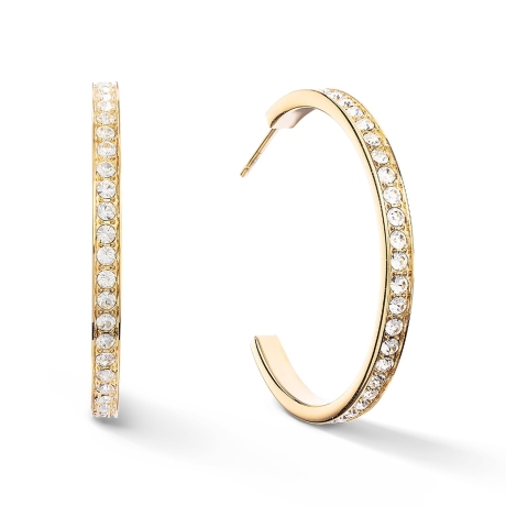 Пусеты Crystal-Gold 0128/21-1816 Coeur de Lion