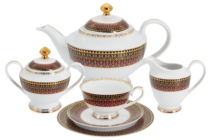 Чайный сервиз Бухара, 6 персон, 23 предмета, Midori