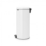 Мусорный бак newicon (30 л), металлическое внутреннее ведро, Белый Brabantia