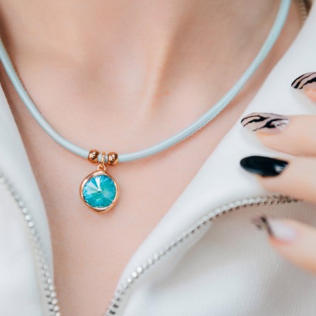 Колье Aquamarine Fiore Luna