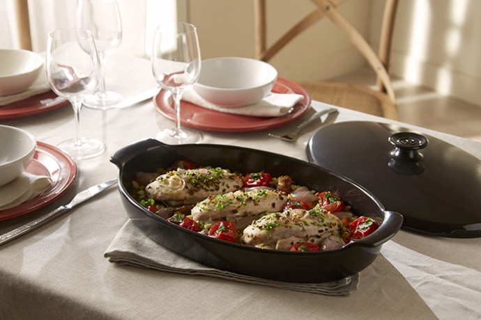 Форма "Папильот" для запекания рыбы Emile Henry, цвет гранат